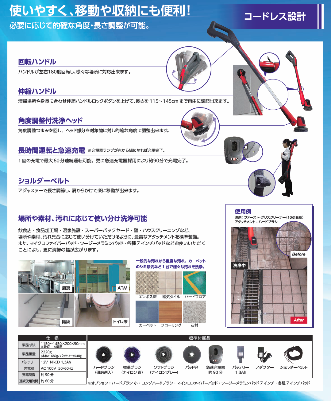 厳選クリーニングプロショップ 清掃資機材・清掃用品・洗剤販売【株式 